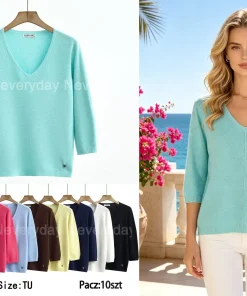 Swetry damskie,size uni,paczka 10szt,mix kolor