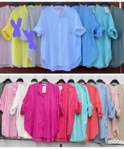 Bluzki Damskie WŁOSKA,Size uni,paczka 6szt, mix kolor