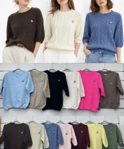 Swetry Damskie WŁOSKA,Size uni,paczka 6szt, mix kolor