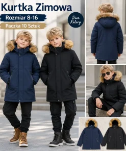 Kurtki DZIECIĘCA,size 8-16lat,Paczka 10szt ,mix kolor