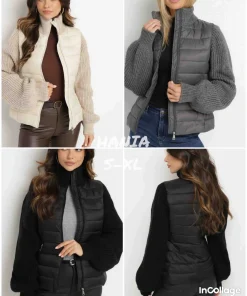 Kurtki damskie,size s-xl,Paczka 4szt,1kolor