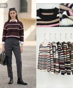Swetry damskie,Size uni,paczka 12szt, mix kolor