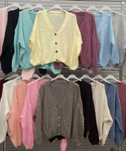 Swetry Damskie WŁOSKA,Size uni,paczka 6szt, mix kolor