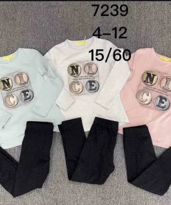 Komplety DZIECIĘCA,size 4-12lat,Paczka 15szt ,mix kolor