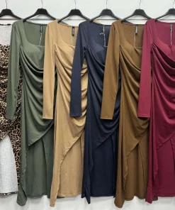 Sukienki Damskie WŁOSKA,Size uni,paczka 6szt, mix kolor