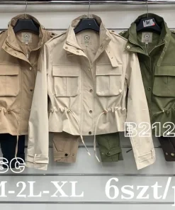 Kurtki DAMSKA,size s-xl,paczka 6szt, 1kolor