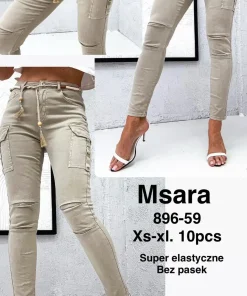 Jeansy Damske,Size xs-xl,paczka 10szt, 1 kolor