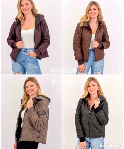Kurtki damskie,size s-2xl,Paczka 5szt,1kolor