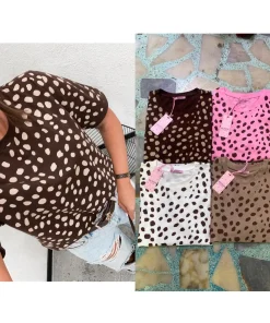 Bluzki Damskie,Size uni,paczka 6szt, mix kolor