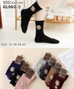 Skarpety Damskie,Size 35-42,paczka 40szt, mix kolor