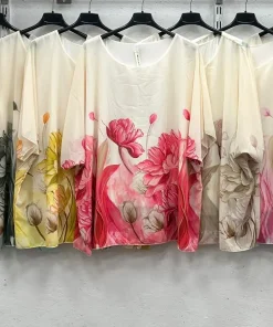Bluzki damskie, size uni,paczka 6szt,mix kolor