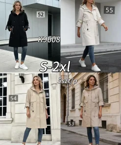 Kurtki Damskie ,size s-2xl,paczka 5szt,1kolor
