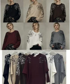 Swetry damskie,Size uni,paczka 12szt, mix kolor