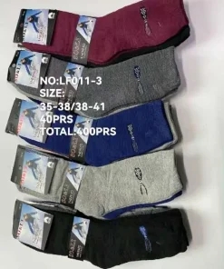 Skarpety Damskie,size 35-41,paczka 40szt ,mix kolor