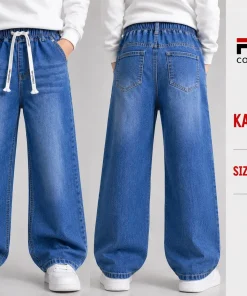 Spodnie JEANSY DZIECIĘCA,size 4-12lat,paczka 5szt, 1 kolor