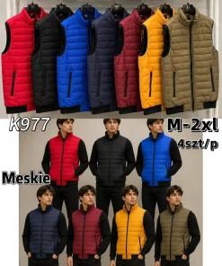 Kamizelki MĘSKA ,size m-2xl,Paczka 4szt ,1kolor