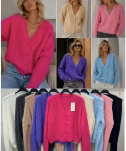 Swetry Damskie,Size uni,paczka 12szt, mix kolor
