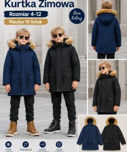 Kurtki DZIECIĘCA,size 4-12lat,Paczka 10szt ,mix kolor