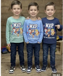 Bluzy DZIECIĘCA,size 3-8lat,paczka 5szt, 1 kolor
