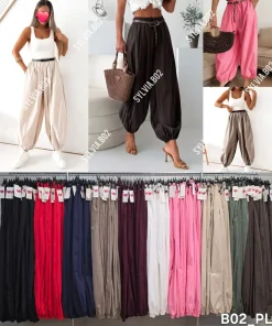 Spodnie 100% Cotton , size Uni, paczka 6szt, mix kolor