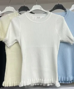 Bluzki Damskie WŁOSKA,Size uni,paczka 8szt, mix kolor
