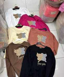 Bluzy Damskie, size uni,Paczka 20szt ,mix kolor