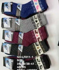Skarpety Damskie,size 35-41,paczka 40szt ,mix kolor