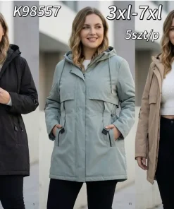 Kurtki Damskie ,size 3-7xl,paczka 5szt,1kolor
