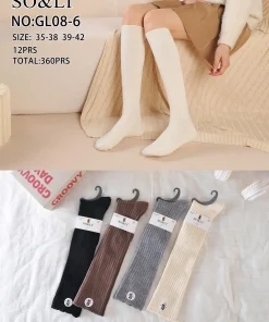 Pończochy Damskie,size 35-42,paczka 12szt, mix kolor