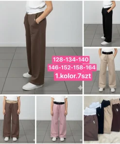 Spodnie DZIECIĘCA,size 128-164,Paczka 7szt,1kolor