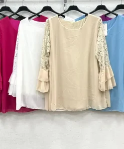 Bluzki damskie, size uni,paczka 6szt,mix kolor