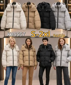 Kurtki damskie,Size s-2xl,paczka 5szt, 1 kolor