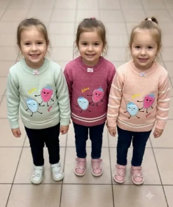 Swetry DZIECIĘCA,size 1-3lat,paczka 6szt, mix kolor