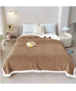 Dwustronnie pogrubione koce 200*220cm