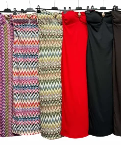 Sukienki damskie WŁOSKA,Size uni ,paczka 6 szt mix kolor