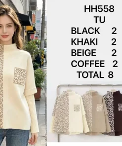 Swetry Damskie ,size uni,paczka 8szt,mix kolor