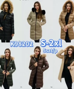 Kurtki Damskie,size s-2xl,Paczka 5szt ,1kolor