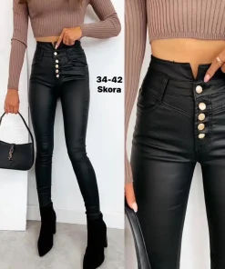 Spodnie skórzane Damskie,Size 34-42,paczka 10szt, 1 kolor