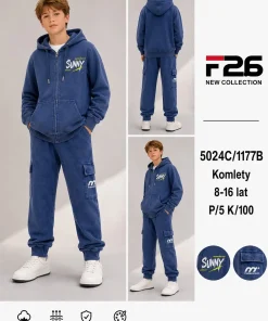Komplety DZIECIĘCA, size 8-16lat,Paczka 5szt, 1 kolor