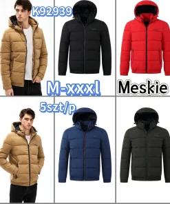 Kurtki MĘSKA ,size m-3xl,Paczka 5szt ,1kolor