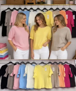 Swetry Damskie WŁOSKA,Size uni,paczka 6szt, mix kolor
