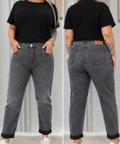 Jeansy Damskie,Size 44-54,paczka 12szt, 1 kolor