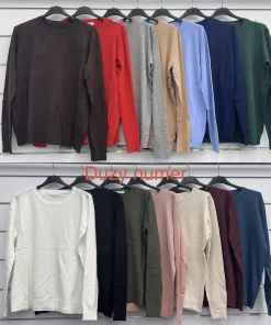 Swetry Damskie WŁOSKA,Size uni,paczka 6szt, mix kolor
