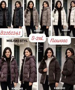 Kurtki damskie ,size s-2xl, Paczka 5szt ,1kolor