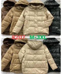 Kurtki Damskie,size m-3xl,paczka 5szt, 1 kolor