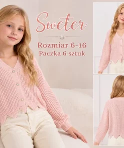 Swetry DZIECIĘCA,size 6-16lat,Paczka 6szt ,1kolor