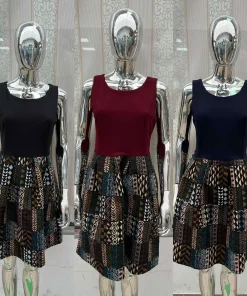 Sukienki Damskie WŁOSKA,Size uni,paczka 6szt, mix kolor