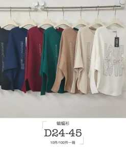 Swetry damskie,size uni,Paczka 10szt ,mix kolor