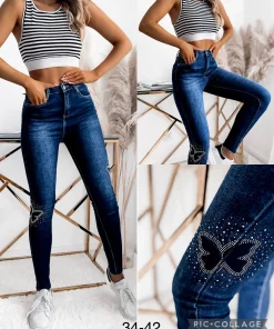 Jeansy Damskie,size 34-42,Paczka 10szt ,1kolor