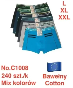 Bokserki MĘSKIE,Size m-2xl,paczka 24szt, mix kolor